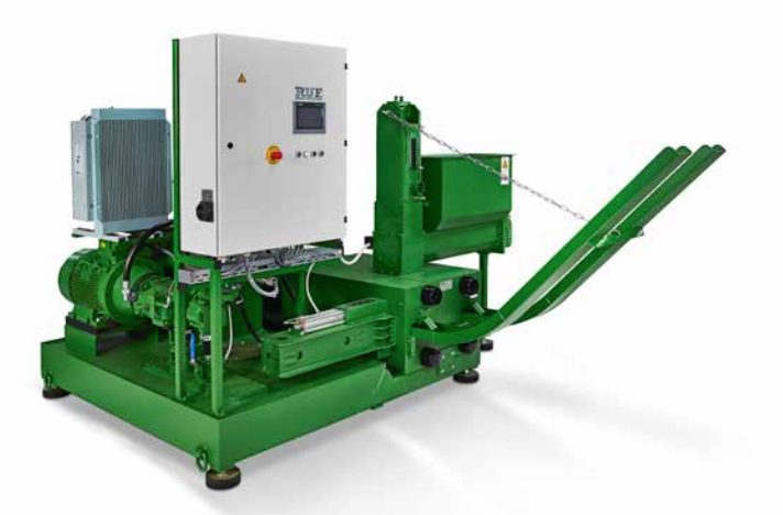 wood briquetting machine green