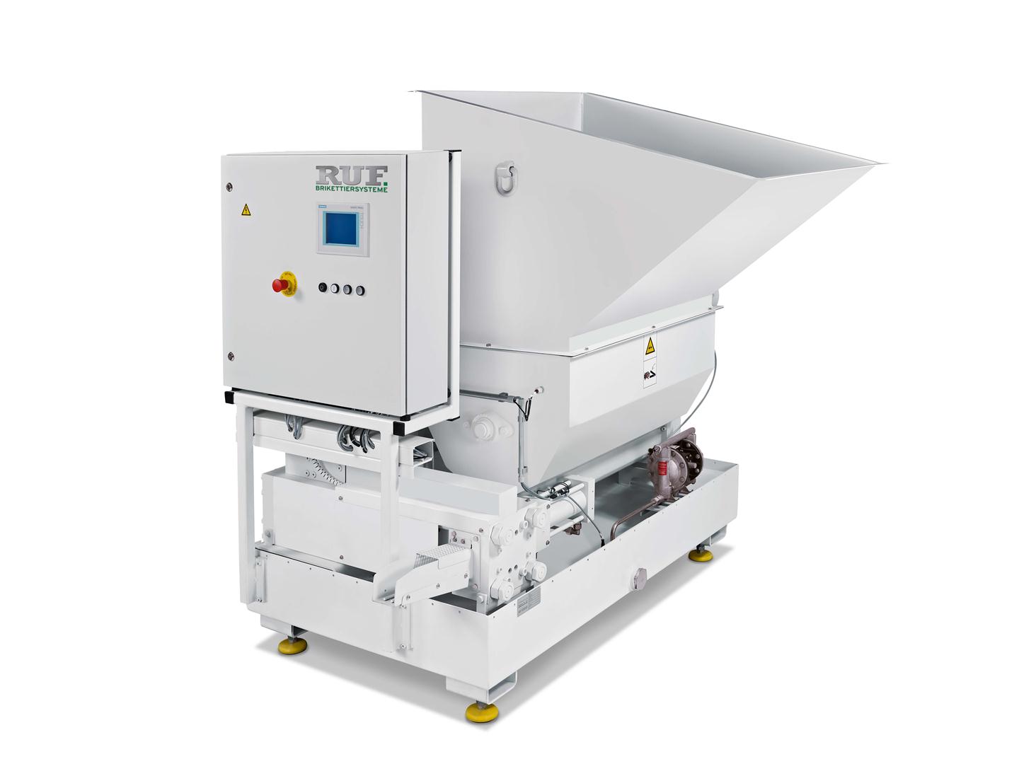 metal briquette machine in white