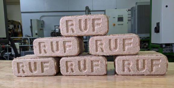 Wood Briquettes with RUF stamp